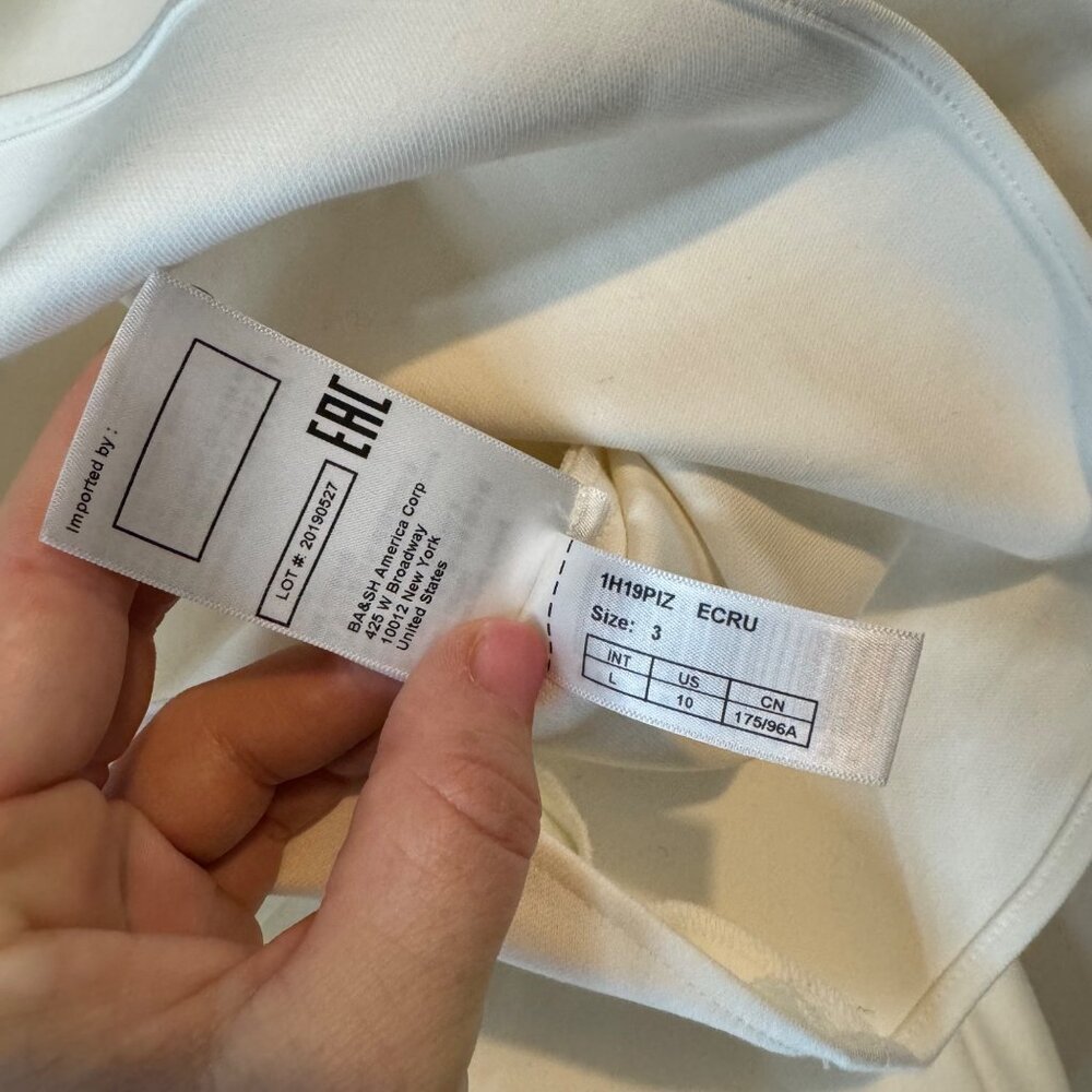ba&sh Cream Button-Detail Blouse - Picture 8 of 14